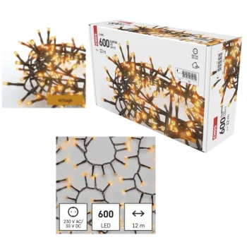 Emos novogodišnje LED 600 lampice jež 12m žute MTG-D4BV03 Emos novogodišnje LED 600 lampice jež 12m žute MTG-D4BV03