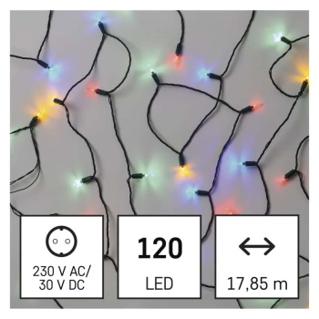 Emos novogodišnje LED lampice multicolor 17.85m MTG-D4AM11-1