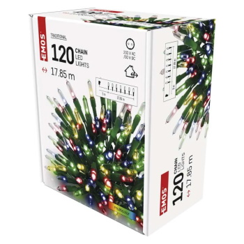 Emos novogodišnje LED lampice multicolor 17.85m MTG-D4AM11-2