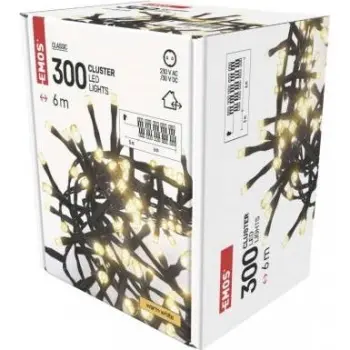 Emos novogodišnje LED lampice sa tajmerom 300 LED 6m MTG-D4BW04-3 Emos novogodišnje LED lampice sa tajmerom 300 LED 6m MTG-D4BW04-3