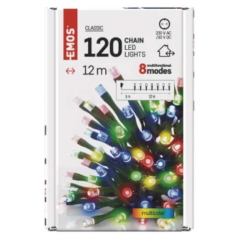 Emos novogodišnje LED lampice 12m 120 LED MTG-D4AM08-4