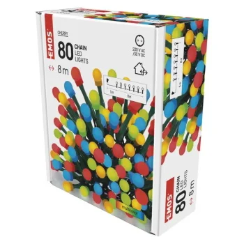 Emos novogodišnje LED lampice trešnja kuglice 8m višebojne MTG-D5AM02-5 Emos novogodišnje LED lampice trešnja kuglice 8m višebojne MTG-D5AM02-5