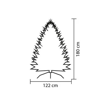 Novogodišnja veštačka jelka 180 cm KMF4/180 -2