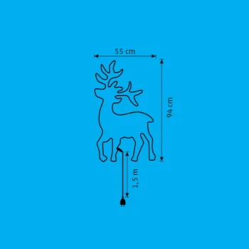 Home svetleća dekoracija Irvas 550x940mm NEON4-2 Home svetleća dekoracija Irvas 550x940mm NEON4-2