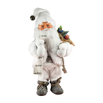 Novogodišnji ukrasni plešući Deda Mraz - beli Novogodišnji ukrasni plešući Deda Mraz - beli