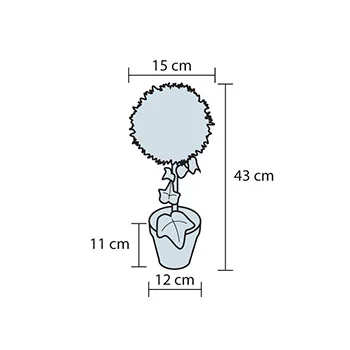 Ukrasni žbun sa LED diodama Home-1