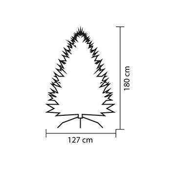 Novogodišnja veštačka jelka 180 cm KMF5/180 -2 Novogodišnja veštačka jelka 180 cm KMF5/180 -2