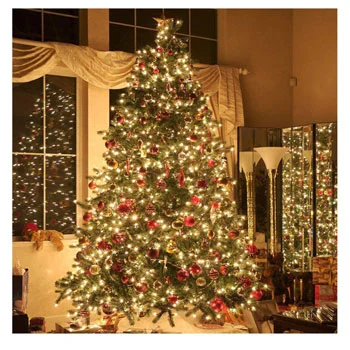 Novogodišnja jelka 180cm KFA 198 sa LED svetlećim nizom od 80 komada Novogodišnja jelka 180cm KFA 198 sa LED svetlećim nizom od 80 komada