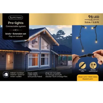 Lumineo novogodišnje LED lampice 96L 3.6m plamen sveće-1 Lumineo novogodišnje LED lampice 96L 3.6m plamen sveće-1