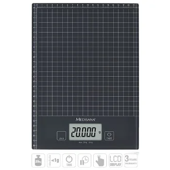Medisana digitalna XL staklena kuhinjska vaga KS240-1