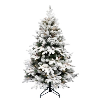 Novogodišnja snežna jelka sa lampicama 150cm KMF8LED150-1
