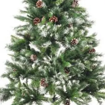 Novogodišnja jelka PVC sa mrazom i šišarkama 180 cm 804 grana GA3M60-804SB+C+F-1 Novogodišnja jelka PVC sa mrazom i šišarkama 180 cm 804 grana GA3M60-804SB+C+F-1