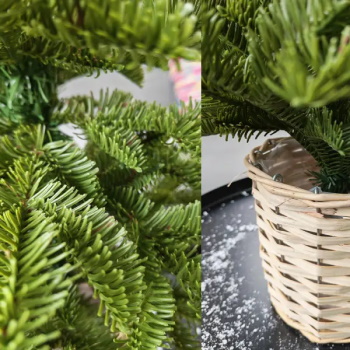 Novogodišnja jelka u saksiji zelena 90cm-2