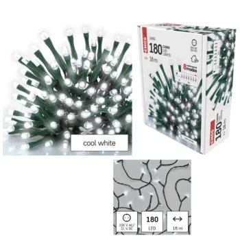 Emos novogodišnje LED lampice 18m hladno bele MTG-D4AC09 Emos novogodišnje LED lampice 18m hladno bele MTG-D4AC09