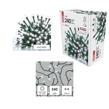 Emos novogodišnje LED lampice 24m hladno bele MTG-D4AC10 Emos novogodišnje LED lampice 24m hladno bele MTG-D4AC10