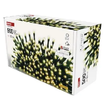 Emos novogodišnji lanac Classic 500 LED 50M WW/MF MTG-D4AW26-3