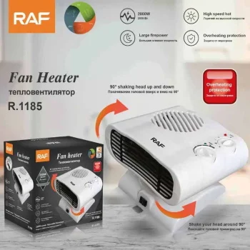 Raf kalorifer 1500W beli R.1185-4
