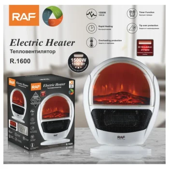 Raf mini grejalica keramička sa efektom kamina 1500W R.1600-2 Raf mini grejalica keramička sa efektom kamina 1500W R.1600-2