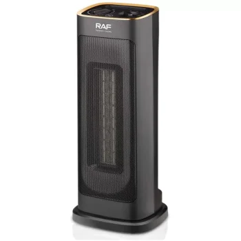 Raf stubna keramička grejalica sa rotacijom 2000W crna R.1179B-1