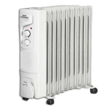 Raf uljni radijator sa ventilatorom 9 rebara 2000W beli R.0931P