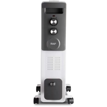 Raf uljni radijator sa ventilatorom 13 rebara 2900W beli R.1338W-1