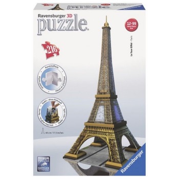 Ravensburger 3D puzzle Ajfelova kula RA12556