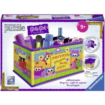 Ravensburger 3D puzzle kutija sa sovama RA12105 Ravensburger 3D puzzle kutija sa sovama RA12105