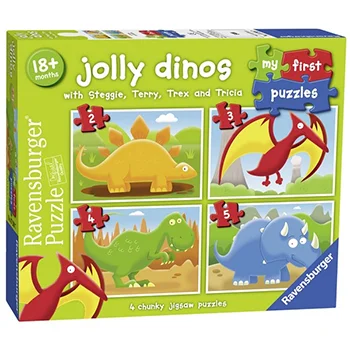 Ravensburger slagalica moje prve puzle 4 u 1 dinosaurusi RA07289 Ravensburger slagalica moje prve puzle 4 u 1 dinosaurusi RA07289