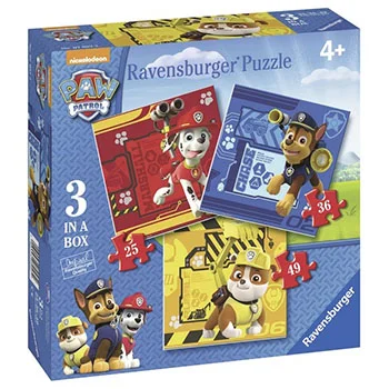 Ravensburger slagalica Paw Patrol 3 u 1 RA07057 Ravensburger slagalica Paw Patrol 3 u 1 RA07057
