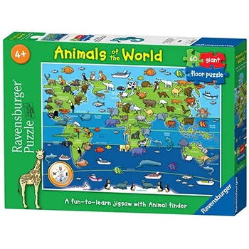 Ravensburger slagalica životinje sveta RA07072 Ravensburger slagalica životinje sveta RA07072