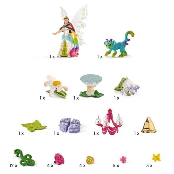 Schleich Magični Elf zamak sa dodacima 42140-1 Schleich Magični Elf zamak sa dodacima 42140-1