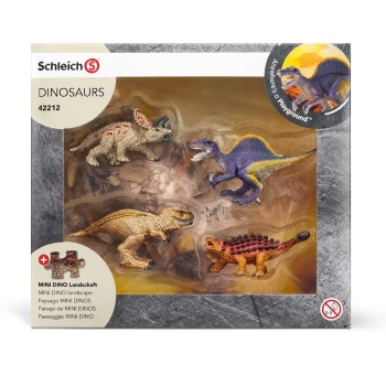 Schleich Mali dinosaurus sa podlogom od puzli 42212