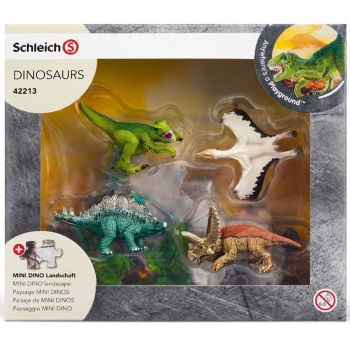 Schleich Mali dinosaurus sa podlogom od puzli 42213