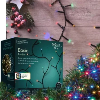 Komplet novogodišnja veštačka jelka Luxus 210cm + novogodišnja rasveta za jelku 360L multicolor Lumineo -2 Komplet novogodišnja veštačka jelka Luxus 210cm + novogodišnja rasveta za jelku 360L multicolor Lumineo -2