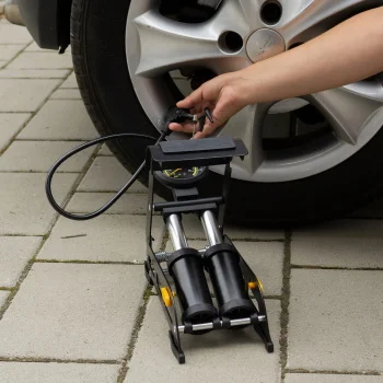 SkyCar pumpa nožna analogna 2 cilindra 45mm 160PSI-1 SkyCar pumpa nožna analogna 2 cilindra 45mm 160PSI-1