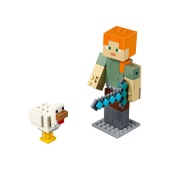 Lego set Minecraft Alex big fig with chicken LE21149