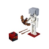 Lego set Minecraft skeleton bigfig with magma cube LE21150