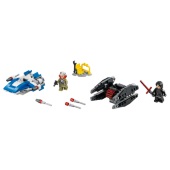 Lego set Star Wars A-Wing vs Tie Silencer microfighters LE75196