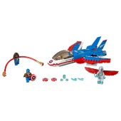 Lego set Super heroes Captain America_ et pursuit LE76076