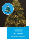 Lumineo Basic novogodišnje stepenaste LED lampice 6 nivoa 171 LED 180cm toplo bele