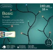 Lumineo Basic novogodišnje lampice multicolor 18m 240 LED