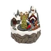 Novogodišnja svetleća LED diorama crkva DRM5