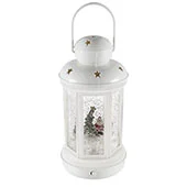 Fenjer sa efektom padanja snega i LED diodom