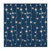 Novogodišnja rasveta - svetleći niz sa 168 toplo belih LED dioda KIN168C/WW