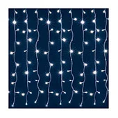 Novogodišnja rasveta - svetleći niz sa 168 hladno belih LED dioda KIN168/WH