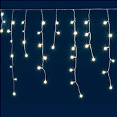 Novogodišnja rasveta - svetleći niz sa 100 hladno belih LED dioda KAF100L3M