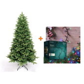Komplet novogodišnja jelka Tara zelena 180cm + novogodišnja rasveta za jelku 360L multicolor Lumineo Basic