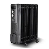 Raf uljni radijator sa ventilatorom 11 rebara 2900W crni R.1138B 