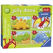 Ravensburger slagalica moje prve puzle 4 u 1 dinosaurusi RA07289