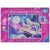 Ravensburger slagalica Magični vukovi sa gliterom RA13600